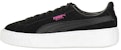 (PS) Kasut Kasual Puma Suede Platform Jr Hitam 363663-01