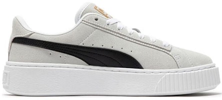 (W) Puma Suede Platform 'Blanco y Negro' 395225-02 Order (W) Puma Suede Platform 'Blanco y Negro' 395225-02