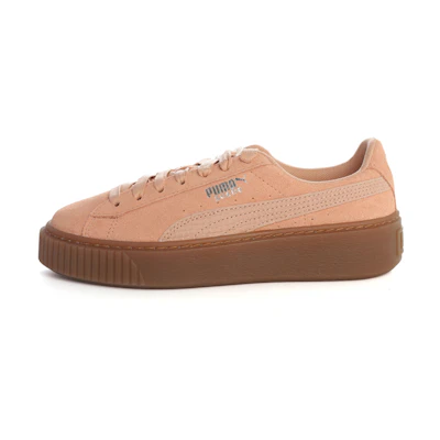 (W) Puma Suede Platform Animal 'Pink'