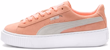 (Women) Puma Suede Platform 'Orange Pink White' 362223-10 (Women) Puma Suede Platform 'Orange Pink White' 362223-10