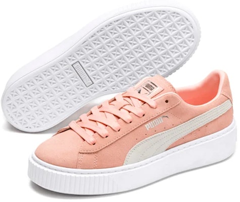 (W) Puma Suede Platform 'Jingga Merah Jambu Putih' 362223-10 Lookbook (W) Puma Suede Platform 'Jingga Merah Jambu Putih' 362223-10