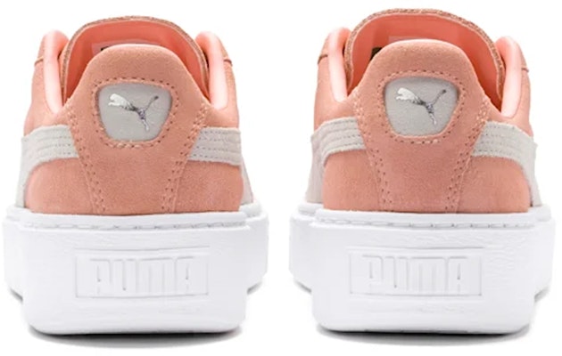 (W) Puma Suede Platform 'Jingga Merah Jambu Putih' 362223-10 Shop (W) Puma Suede Platform 'Jingga Merah Jambu Putih' 362223-10