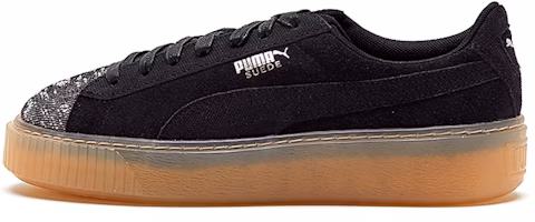 (Women) Puma Suede Platform 'Pebble Black' 365464-04 (Women) Puma Suede Platform 'Pebble Black' 365464-04