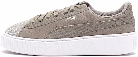 (Women) Puma Suede Platform 'Pebble Grey' 365464-02 (Women) Puma Suede Platform 'Pebble Grey' 365464-02