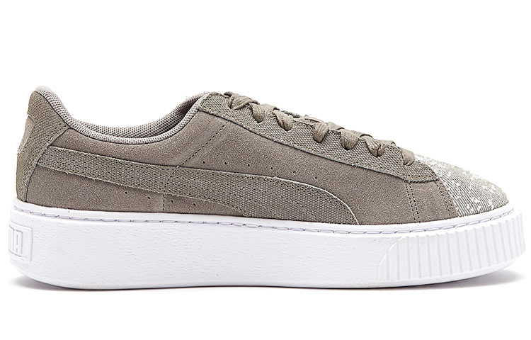 Order Puma Suede Platform Pebble 增高厚底 復古休閒板鞋 女款 灰