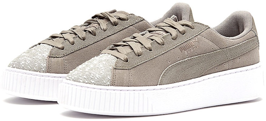 (W) Puma Suede Platform 'Kelabu Kerikil' 365464-02 Lookbook (W) Puma Suede Platform 'Kelabu Kerikil' 365464-02