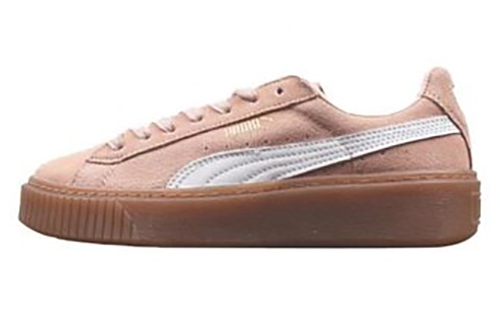 (Women) Puma Suede Platform 'Pink Blue' 363559-10