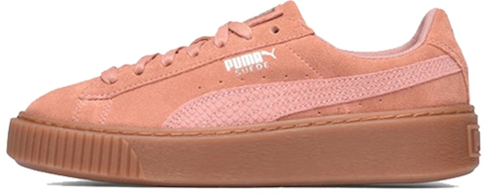 (W) Puma Suede Platform 'Pink Brown' Wanita 365109-02 Buy (W) Puma Suede Platform 'Pink Brown' Wanita 365109-02