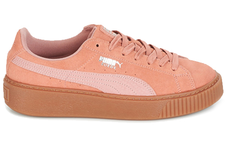 Order (W) Puma Suede Platform 'Pink Brown' Wanita 365109-02