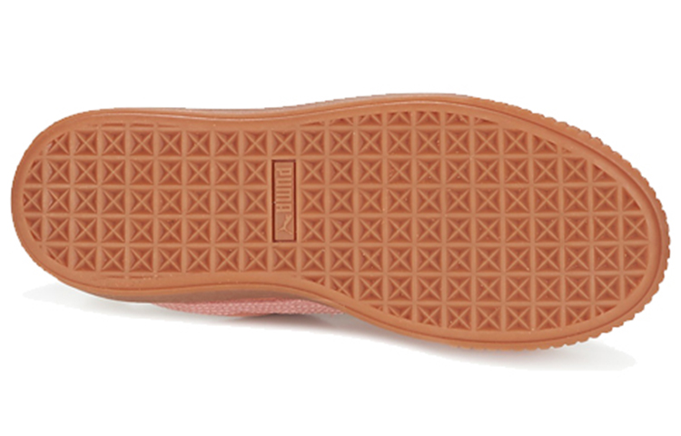 Shop (W) Puma Suede Platform 'Pink Brown' Wanita 365109-02