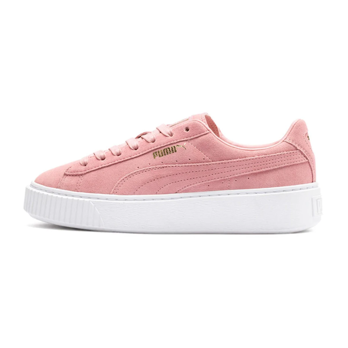 Sneaker Peach Beige Puma Platform Trace Peach (Women) Puma Suede
