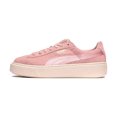 (W) Puma Suede Platform 'Pink Satin'