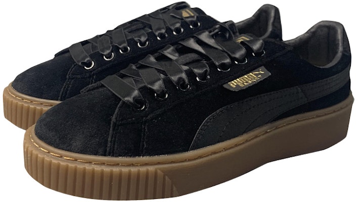 (Women) Puma Suede Platform 'Black' 366721-03 Lookbook (Women) Puma Suede Platform 'Black' 366721-03