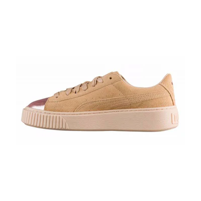 (W) Puma Suede Platform 'Rose Gold'