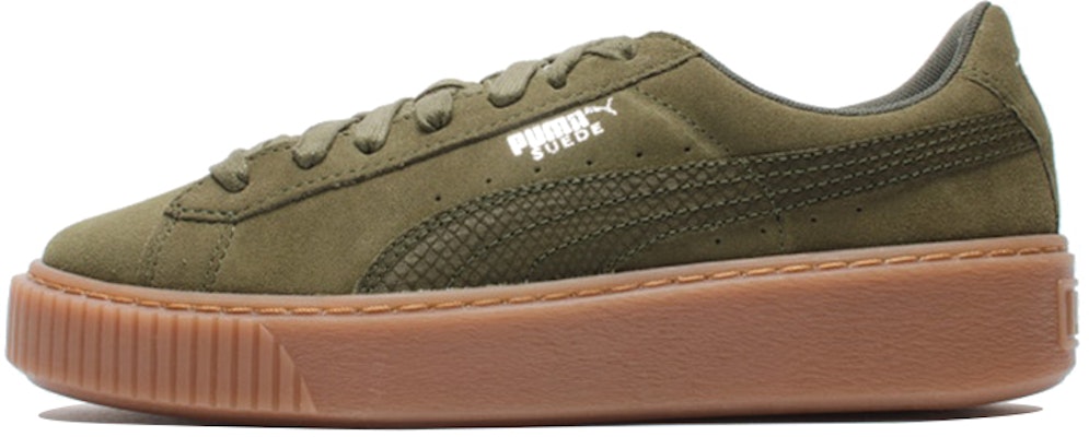 (W) Puma Suede Platform Hijau Zaitun 365109-03 Buy (W) Puma Suede Platform Hijau Zaitun 365109-03