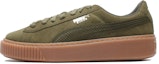 Buy (W) Puma Suede Platform Hijau Zaitun 365109-03