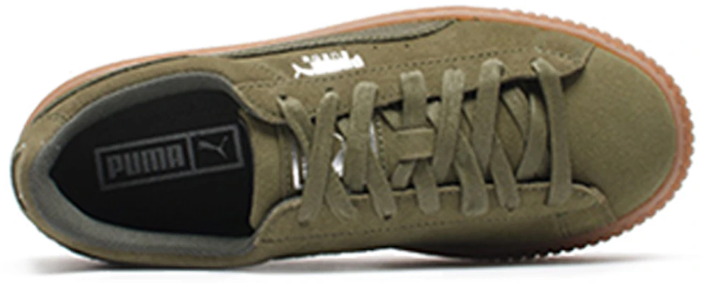 (W) Puma Suede Platform Hijau Zaitun 365109-03 Shop (W) Puma Suede Platform Hijau Zaitun 365109-03