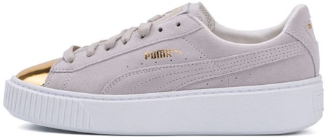 (Women) Puma Suede Platform 'White Gold' 362222-01 (Women) Puma Suede Platform 'White Gold' 362222-01