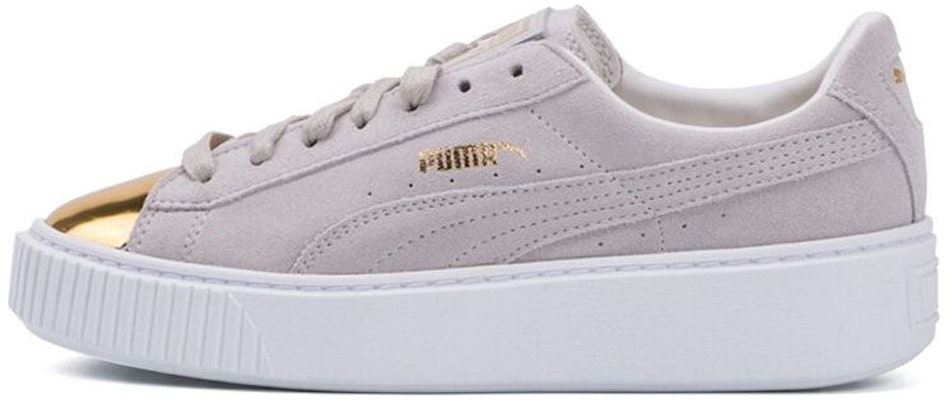 (Women) Puma Suede Platform 'White Gold' 362222-01 Buy (Women) Puma Suede Platform 'White Gold' 362222-01