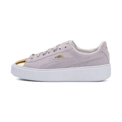(W) Puma Suede Platform 'White Gold'