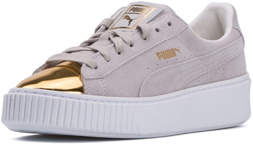 (W) Puma Suede Platform 'Putih Emas' sneakers 362222-01 Order (W) Puma Suede Platform 'Putih Emas' sneakers 362222-01