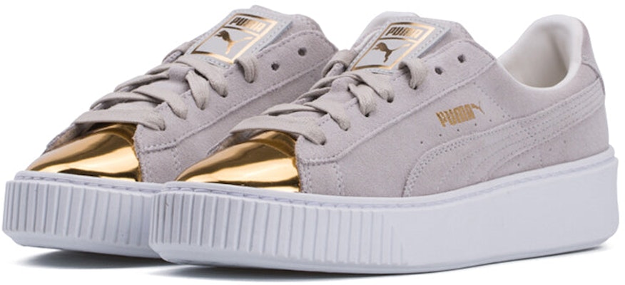 (Women) Puma Suede Platform 'White Gold' 362222-01 Lookbook (Women) Puma Suede Platform 'White Gold' 362222-01