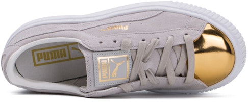 (W) Puma Suede Plataforma 'Blanco Oro' 362222-01 Shop (W) Puma Suede Plataforma 'Blanco Oro' 362222-01