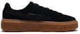 (W) Puma Suede Platform Animal Rendah Hitam 365109-01
