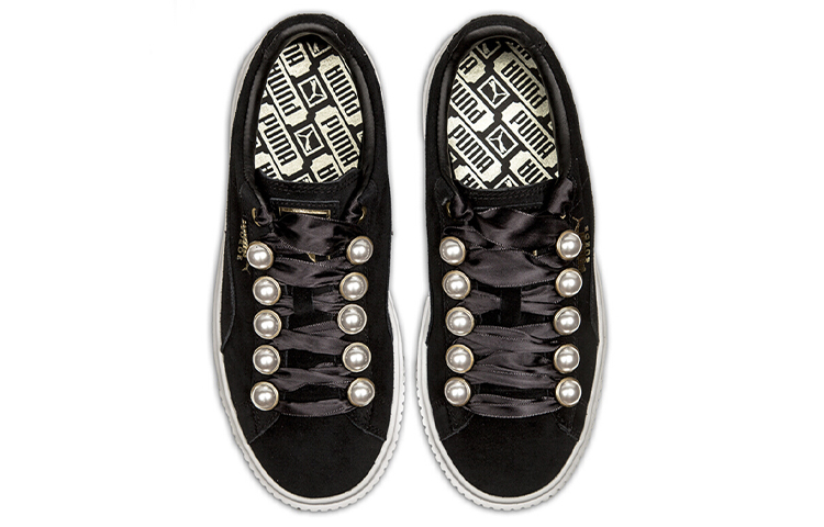 Lookbook (W) 푸마 스웨이드 플랫폼 블링 '블랙' (Puma Suede Platform Bling 'Black') 366688-01