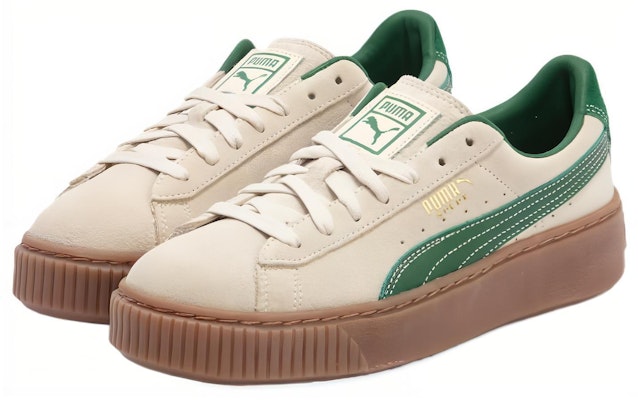 (Women) Puma Suede Platform Core 'Beige Green' 363559-13 Lookbook (Women) Puma Suede Platform Core 'Beige Green' 363559-13