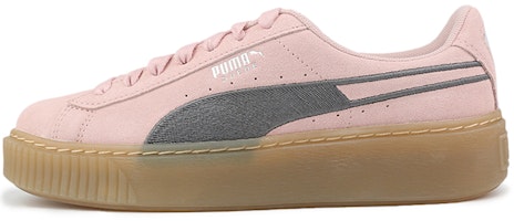 (Women) Puma Suede Platform Core 'Black Pink' 373934-01 (Women) Puma Suede Platform Core 'Black Pink' 373934-01