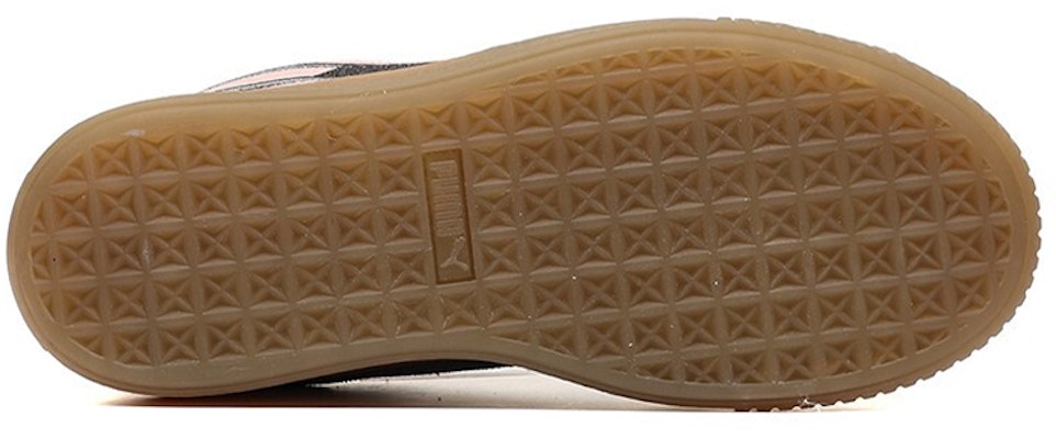 Puma suede top platform core black