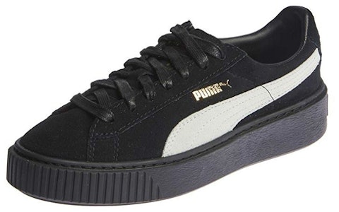 彪馬麂皮厚底經典款 休閒低筒 女鞋 黑白 Lookbook 彪馬麂皮厚底經典款 休閒低筒 女鞋 黑白