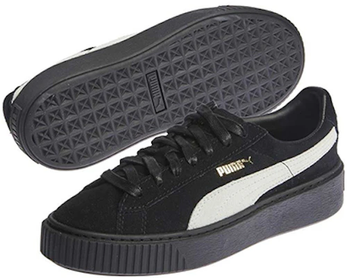 (Women) Puma Suede Platform Core 'Black White' 362223-05 Details for (Women) Puma Suede Platform Core 'Black White' 362223-05