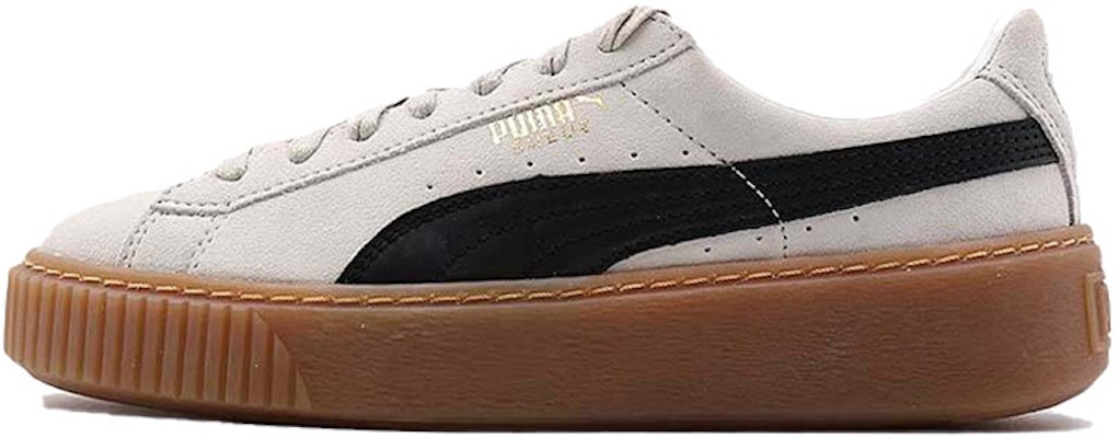 (Women) Puma Suede Platform Core 'Whisper White Black' 363559-01 Buy (Women) Puma Suede Platform Core 'Whisper White Black' 363559-01