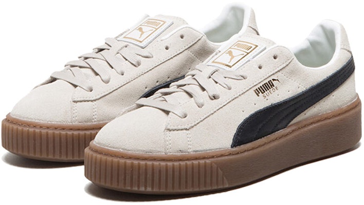 (Women) Puma Suede Platform Core 'Whisper White Black' 363559-01 Lookbook (Women) Puma Suede Platform Core 'Whisper White Black' 363559-01