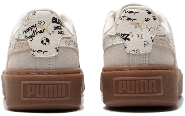 (Women) Puma Suede Platform Draw 'Beige White' 395904-01 Lookbook (Women) Puma Suede Platform Draw 'Beige White' 395904-01