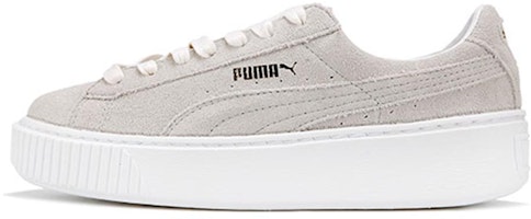 (Women) Puma Suede Platform Grey-White 'Grey White' 362223-08 (Women) Puma Suede Platform Grey-White 'Grey White' 362223-08
