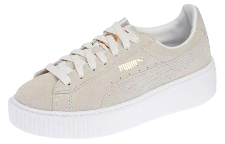 Order (W) Puma Suede Platform Kelabu-Putih 'Kelabu Putih' 362223-08