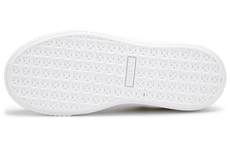 Purchase (W) Puma Suede Platform Kelabu-Putih 'Kelabu Putih' 362223-08