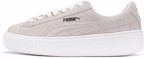 (Women) Puma Suede Platform Grey-White 'Grey White' 362223-08 (Women) Puma Suede Platform Grey-White 'Grey White' 362223-08