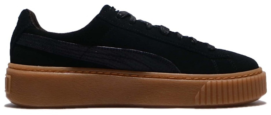 (Women) Puma Suede Platform Animal Low Top Black 365109-01 Order (Women) Puma Suede Platform Animal Low Top Black 365109-01