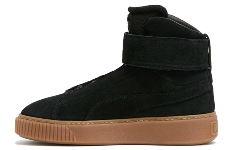 (Women) Puma Suede Platform Mid 'Black' 364588-03