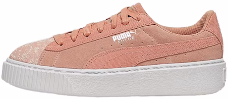 (Women) Puma Suede Platform Pebble 'Pink' 365464-01 (Women) Puma Suede Platform Pebble 'Pink' 365464-01
