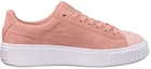 Order (W) Puma Suede Platform Pebble 'Pink' Wanita 365464-01