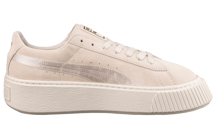 Order (W) Puma Suede Plataforma Satin 'Beige' 365828-02