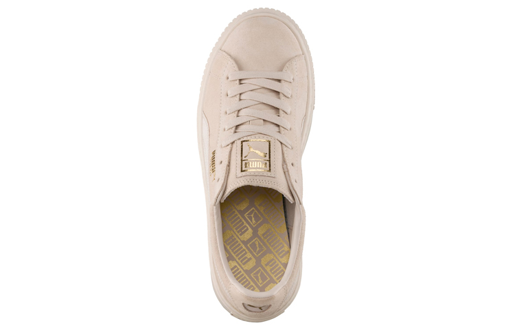 Lookbook (W) Puma Suede Plataforma Satin 'Beige' 365828-02