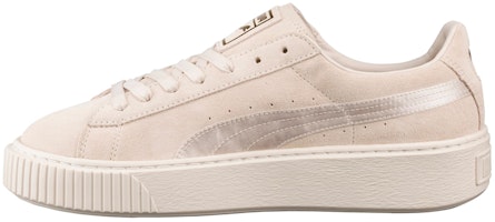 (Women) Puma Suede Platform Satin 'Beige' 365828-02 (Women) Puma Suede Platform Satin 'Beige' 365828-02