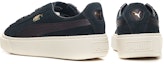 Lookbook (W) Puma Suede Platform Satin 'Hitam Putih Emas' 365828-05