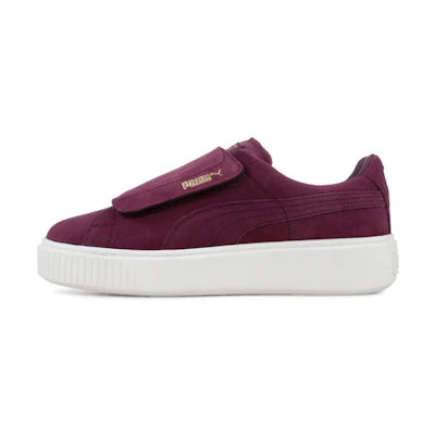 (W) Puma Suede Platform Strap 'Deep Purple'